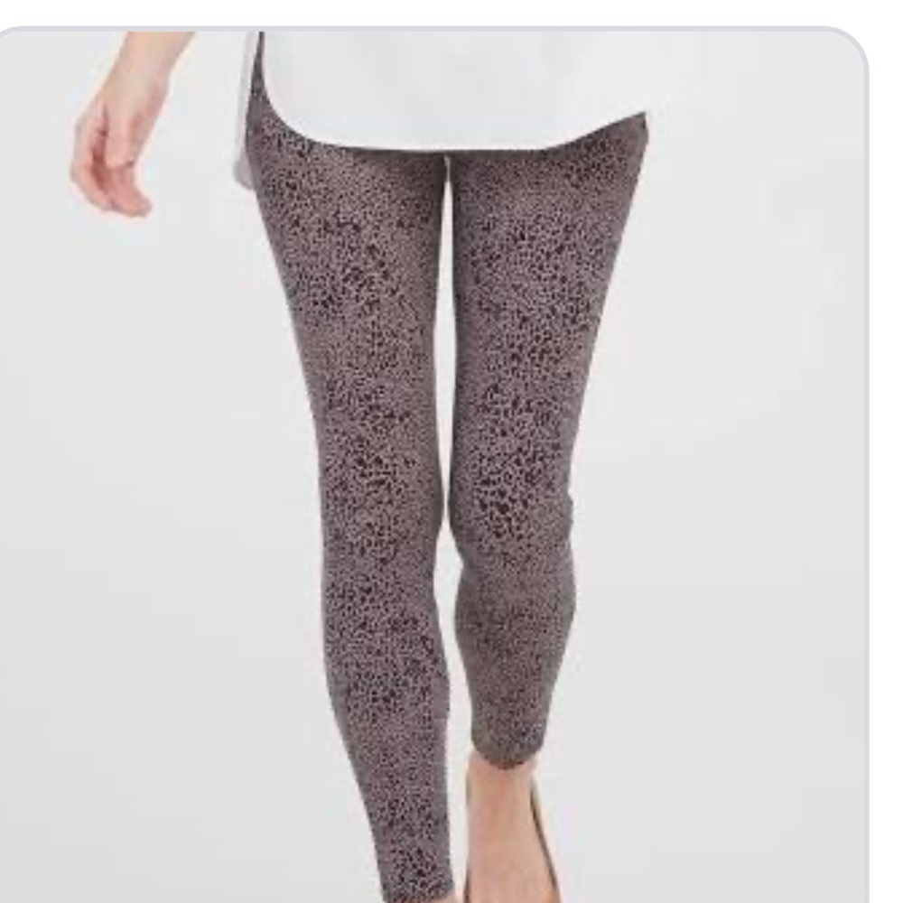 SPANX|| Tummy Control Womens || Leopard|| M || Ankle Jeanish Legging
